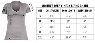 womens shirt measurements chart 2019