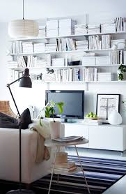 12 Clever Small Space Ideas To Steal From Ikea Ikea Small Spaces Small Spaces Wall Mounted Shelves
