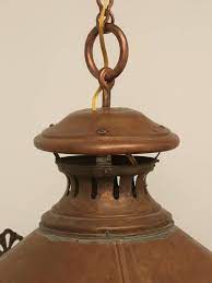 Banford lantern outdoor post light. French Antique Copper Lantern At 1stdibs