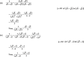 \\sqrt 4 \ =2 and square root of 9 is 3; Cbse 9 Math Cbse Number Systems Ncert Solutions
