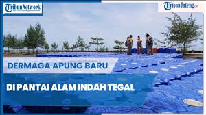 Pantai Alam Indah Tegal Punya Dermaga Apung Youtube