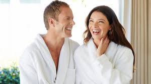 During one workout, xeno felt somewhat sore due to overexerting herself, so tempest told her to lay down on her stomach on the table, upon doing so, tempest went to work to give his wife a massage to help in loosening the muscles there. Couples Massage Etiquette Can You Have Sex After And Join The Terry Robe Club Glamour