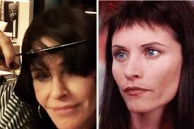 View yourself with courteney cox hairstyles. Courteney Cox Made Fun Of Her Bad Scream Bangs And It Literally Made Me Scream