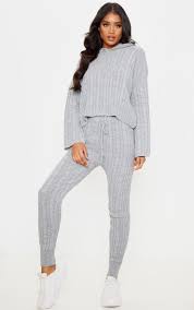 Shop items you love at overstock, with free shipping on everything* and easy returns. Grey Cable Knitted Hooded Lounge Set Prettylittlething Uae