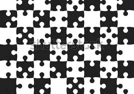 Black And White Puzzle Game 64 White Black Pieces Background Puzzle Jigsaw Banner Vector Illustration Template Puzzle Game Mosaic Tiles Puzz Background Puzzles For Kids Puzzle Pieces