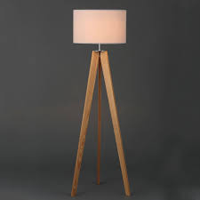 Beautiful & affordable standing floor lamps sale. Oak Tripod Floor Lamp Natural Woodie S