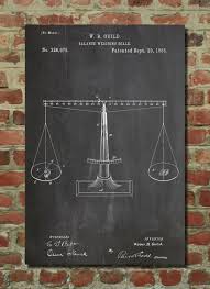 Scales Of Justice Patent Poster Lawyer Gift Balance Scale Etsy Law Office Decor Lawyer Office Design Lawyer Gifts