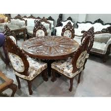 The kitchen sets come with lots of accessories to complete the play place and parents will adore the undeniable fact when a part gets broken, it might be replaced. Brown And White Size Dimension 4x4 Feet Royal Antique Round Dining Table Set Lifetime Rs 64000 Set Id 20647892130
