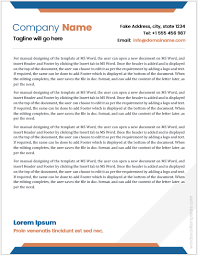 Please send your response in writing to the following address so we can retain the letter in our files. Business Letterhead Templates Formats For Ms Word Word Excel Templates
