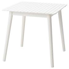 Hattholmen Mesa Jardin Eucalipto Blanco Ikea Ikea Small Sunroom Outdoor Dining Table