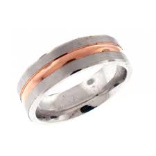 Check spelling or type a new query. 14kt White And Rose Gold Men S Wedding Band Wedding Bands For Men