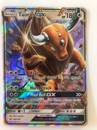 Horn leech does damage to the target, then restores the user's hp by up to half the damage dealt to the target. Tauros Gx Rare Pokemon Tcg Kaufen Auf Ricardo