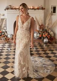 The size of the vine is approximately 47 cm. Sheath Wedding Dresses The Knot