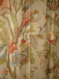 floral curtains, pottery barn