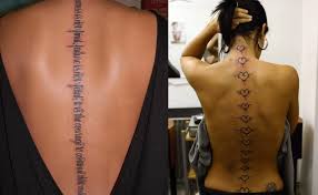 Back spine tattoos female are some of the most challenging pictures to draw because it can be very hard to produce a good tattoo drawing that has a good meaning. 25 Cool Spine Tattoos For Men And Women