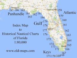 Old Maps Of Florida 80 000 Scale Nautical Charts
