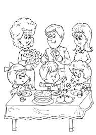 Enter now and choose from the following categories My Family Coloring Page That You Can Free Download And Print For Kids Mothers And Happy Birthday Coloring Pages Birthday Coloring Pages Family Coloring Pages
