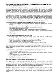 Mencegah Dan Mengatasi Maag Dengan Herbal Hembing
