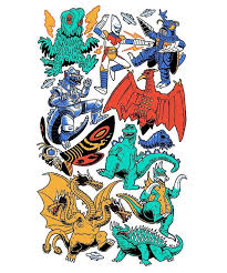 Toho T Shirt Godzilla Godzilla Godzilla Comics Comic Book Cover