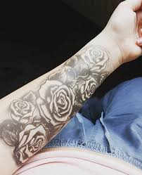Microphone rose flower and music staff tattoo design ideas forearm sleeve. Roses Sleeve Tattooforaweek Temporary Tattoos Largest Temporary Tattoo Shop Worldwide Tattooforaweek Product Info Roses Tu F32 43