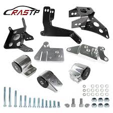 Rastp Aluminum Racing 70a K Series Engine Mounts For 96 00 Honda Civic Ek Chassis Motor Swap Kit Ls Em1008 Honda Civic Jdm Accessories Honda