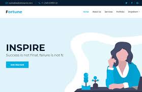 Bootstrap is one of the best frameworks that are used to build free and premium templates. Fortune Business Bootstrap Html Website Template 2021 Webthemez