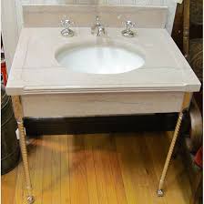 1908 antique marble console lavatory