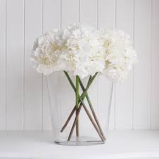 Design with realistic silk hydrangeas for your floral arrangements and craft projects available in an array of colors. Artificial Silk White Hydrangea