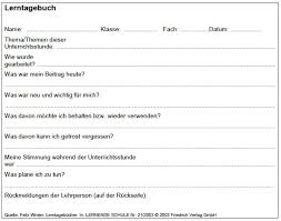• das schreiben eines lerntagebuchs soll zu einem vertieften verständnis des behandelten stoffes führen, indem es zu regelmäßiger nachbearbeitung und reflexion anregt. Lerntagebuch Vorlage Sunoo