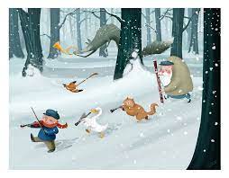 The bird almost touched the wolf's head with his wings while the wolf snapped angrily at there is no correct answer. Instruments Of The Orchestra With Peter And The Wolf Miss Stephanie S Piano Studio