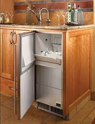 Ice Maker Prep Your Kitchen For Fall Party Season Rustic Farmhouse Kitchen French Country Kitchens Farmhouse Kitchen Cabinets