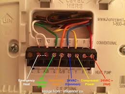 The diagram provides visual representation of a electric arrangement. Honeywell Rthl3550 Wiring Diagram With 6 Color