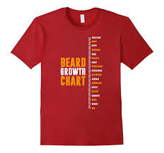 zany brainy epic beard growth chart t shirt funny tee samdetee