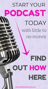 How To Start A Podcast With Little Or No Money Starting A Podcast Podcasts How To Get Money