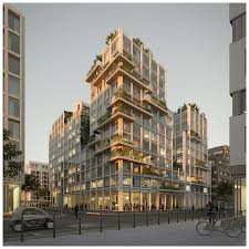 Concours Zac Paris Rive Gauche Lot M9b1 Logements En Bois Et Co Living C Parcarchitectes Architecte Parc Paris