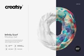 Infinity Scarf Mockup Set Mockup Free Psd Mockup Free Mockup