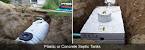 Concrete Vs. Plastic Septic Tanks - m