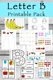 Word games are a great way to help young children learn how to read and spell or to help older children fall in love with words. Letter Of The Week Letter B Printable Pack Simple Living Creative Learning