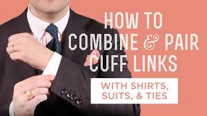 In this video you'll see how to wear them, and how to modiify your short to use them if it. How To Combine Pair Cufflinks With Shirts Suits Ties Youtube
