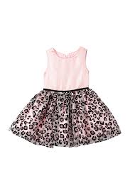 Pastourelle By Pippa And Julie Shantung Leopard Dress Toddler Little Girls Nordstrom Rack