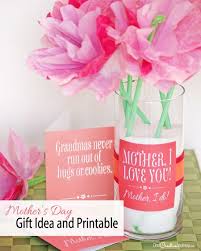 Real simple mother's day flowers. Cute Mother S Day Gift Idea And Printables Onecreativemommy Com