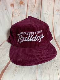 The official account of mississippi state baseball | 11 cws. Vintage Corduroy Mississippi State Bulldogs W Adjustable Back Hat Boardwalk Vintage