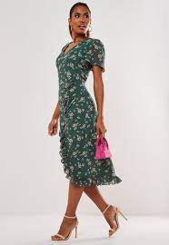 Womens Dresses Latest Style Dresses Trends Missguided Midi Short Sleeve Dress Trending Dresses Dresses