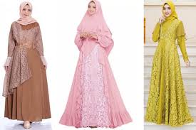 Baju gamis masih tetap menjadi tren dan pilihan utama para muslimah yang ingin tampil modis dan cantik di tahun ini. Model Baju Gamis Brokat Desain Modern Dan Mewah Terbaru