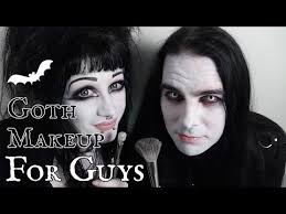 goth makeup tutorial for guys black