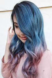 Medium Length Black And Blue Ombre Hair 55 Tasteful Blue Black Hair Color Ideas To Try In Any Season Blue Black Hair Hair Color For Black Hair Unnatural Hair Color