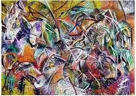 Iconography On Show With Meta Species By Zio Ziegler At Ochi Projects Los Angeles Artinfo Abstract Species Painting