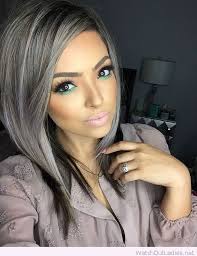 Remember, gray isn't just gray. Grey Hair Color Blue Eye Line Grey Hair Color Hair Styles Short Hair Styles