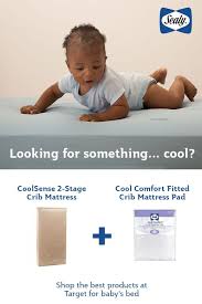 Sealy Coolsense 2 Stage Nursery Essentials Crib Mattress Pad Baby Mattress