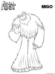 You can print or color them online at getdrawings.com for absolutely free. Yeti Big Smallfoot Coloring Pages Printable